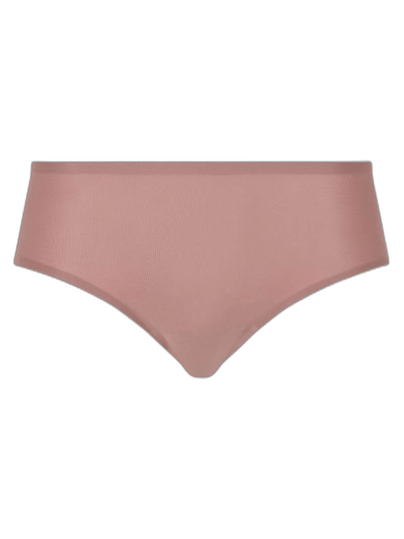 Chantelle sømløs, blød og elastisk hipster i støvet rosa til kvinder, vist på en ensfarvet hvid baggrund.