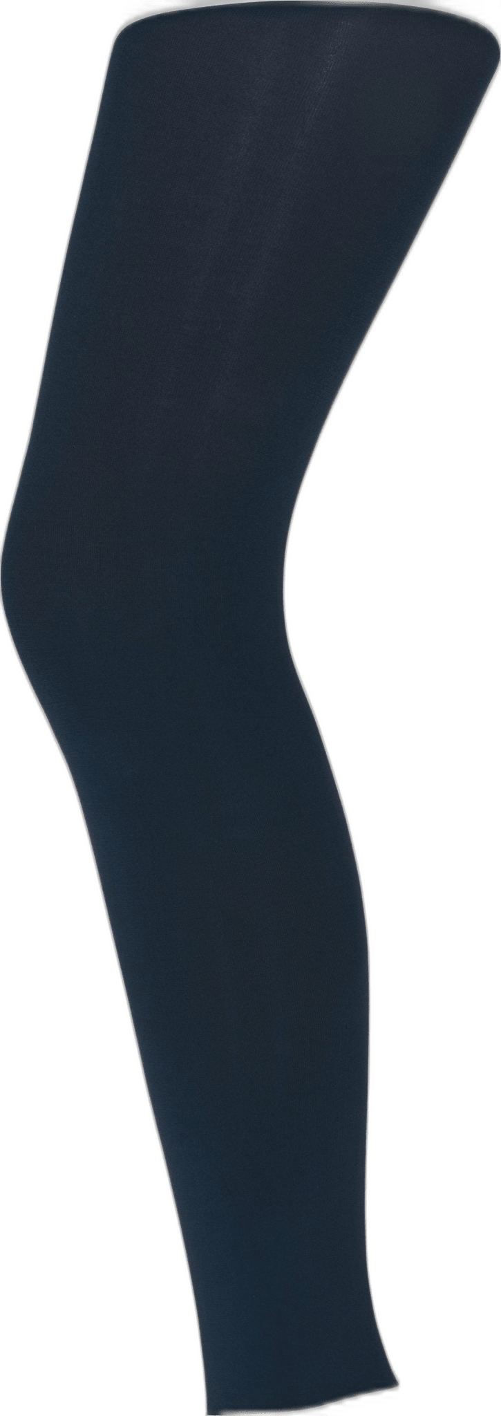 Der vises en enkelt marineblå kompressionssok, der passer til Decoy Capri Microfiber 60D Mørkeblå leggings eller capris.