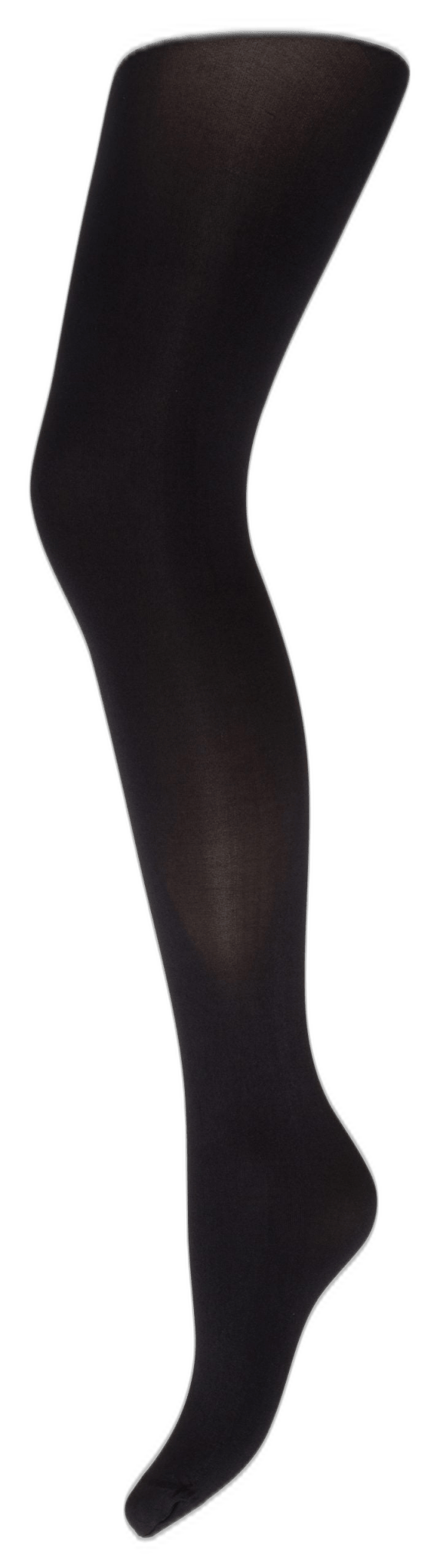 Decoy – Microfiber 60D Sort 142749 – sorte, uigennemsigtige strømpebukser vist på mannequin, hvid baggrund.