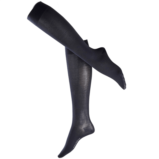 Knæstrømper i Dark navy F fra Falke