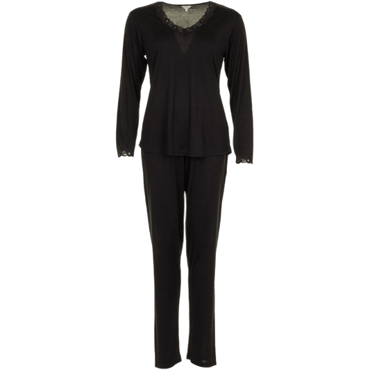 Pyjamassæt i Sort. fra Lady Avenue