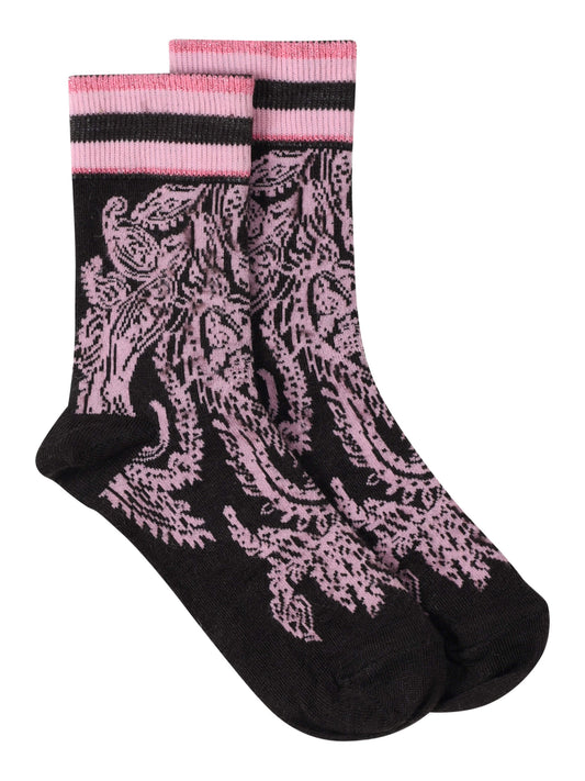 Ankle socks i Pink patterned 31 fra Gustav