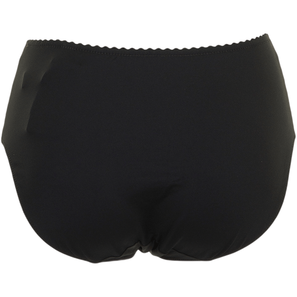 Marie Jo – Jane Black Sort 130004, maxi-trusse med høj talje, set bagfra på hvid baggrund.