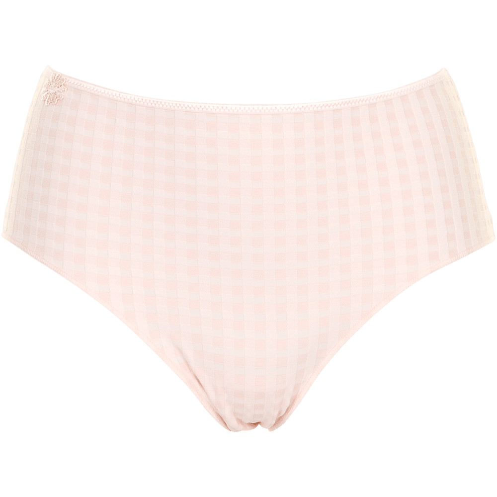 Marie Jo Avero Pearly Pink Rosa maxi-trusser med høj talje, vist på hvid baggrund.