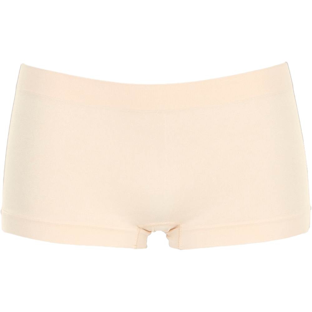 Missya Lucia nude Sand hipster-boyshorts 131582 med sømløse kanter, vist på en ensfarvet hvid baggrund.