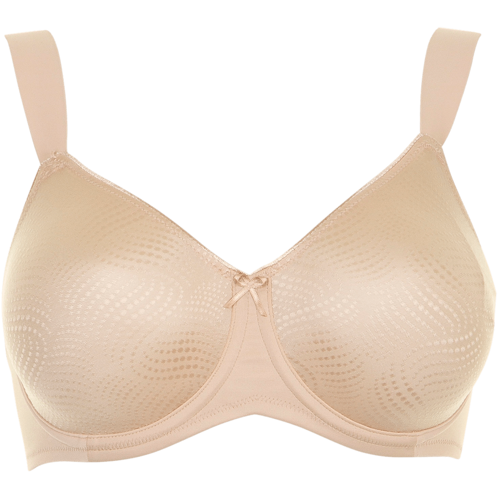 Triumph Essential Minimizer 6106 Sand: formstøbte skåle, bøjle, brede stropper og sløjfe i midten.